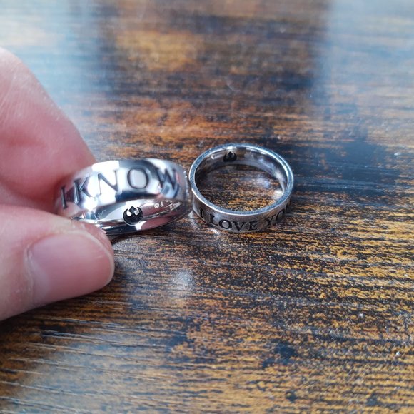Star wars i love you / I know ring set - Picture 3 of 4